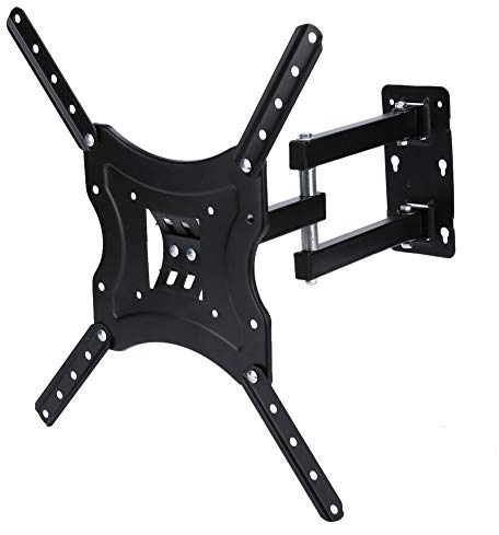 TEMPO DI SALDI Staffa Braccio Tv Supporto A Muro Per Monitor Lcd Led Plasma Da 14 A 55 Pollici, Supporta un carico massimo di 20 kg