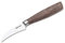 BÖKER SOLINGEN® Core rundes Profi Schälmesser mit Holzgriff - gebogene Edelstahl-Klinge 7 cm - Paring Knife - geschmiedetes Tourniermesser rostfrei, Braun
