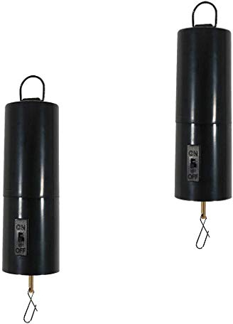 LOVIVER 2 Stücke Whirligig Wind Spinner Batterie Motor Display Swirl, 2pcs