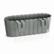 Jardinera para balcón BOARDEE HOOK 4,9L., dimensiones (mm) 383x212x130, color Gris piedra