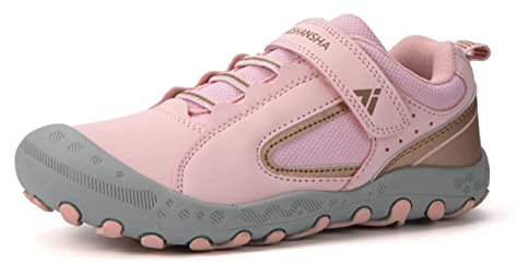 Mishansha Zapatillas de Deporte Niña Transpirable Zapatillas de Senderismo Rosa 26