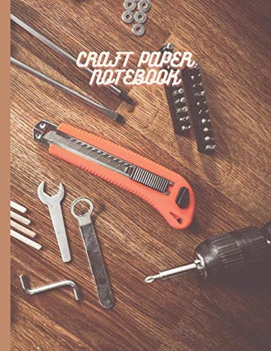 Craft Paper Notebook: school craft lined notebook 120 pages 8.5x11 Dimension