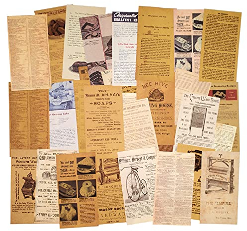 3 Packungen Vintage Pattern Paper Set Scrapbook-Papier Dekorpapier Retro-Papier Kraftpapier mit einseitigem Aufdruck für die Kartenherstellung Paper Craft Stanzen Collage Art and Craft (Muse)