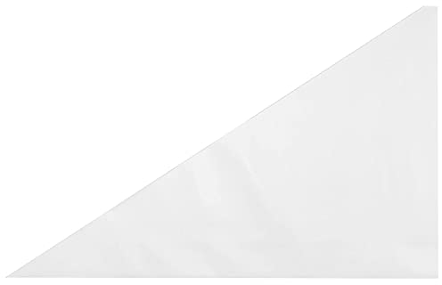 Ruiwaer 10pcs Tile Grout Masonry Mortar Bag Disposable Grout Bags 28x45cm Cement Sealer Bag, Milk White