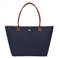 GM LIKKIE Schultertasche für Damen, Nylon-Handtasche mit Tragegriff oben, faltbare Wochenend-Hobo-Handtasche, Marineblau, Large