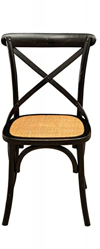 Biscottini Küchenstühle aus Holz 86 x 42 x 46 cm – Küchenstuhl aus Holz – Vintage-Stühle für Esszimmer – Stühle aus Holz für Küche und Garten