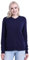 SMILING PINKER Femmes Cardigan Tricot Gilet Manches Longues Pull avec Boutons Casual Hiver(Bleu Foncé,XL)