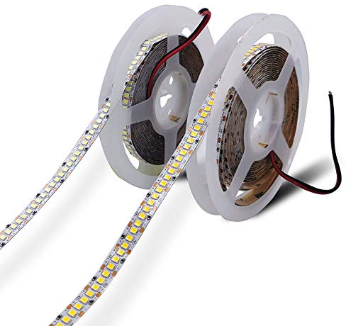 Boarda 5m LED Strip 240 LEDs/m Flexibler SMD 2835 NatürWeiß 4000K LED-Streifen,1200 Einheiten LEDs,12V Innenbeleuchtung für Deko Party Küche-rlaubsparty-Dekorationsschrank (Natürliches Weiß 4000K)