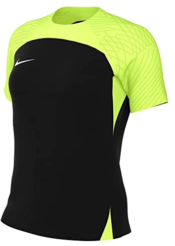 NIKE DR0909-011 W NK DF STRKE III JSY SS T-Shirt Damen Black/Volt/Volt/White Größe S