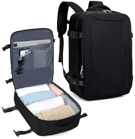 VMIKIV for Easyjet Cabin Bag 45x36x20 with New Easyjet Travel Backpack Cabin Size Small Underseat Backpacks Under Seat Bags Hand Luggage for Airlines,Casual