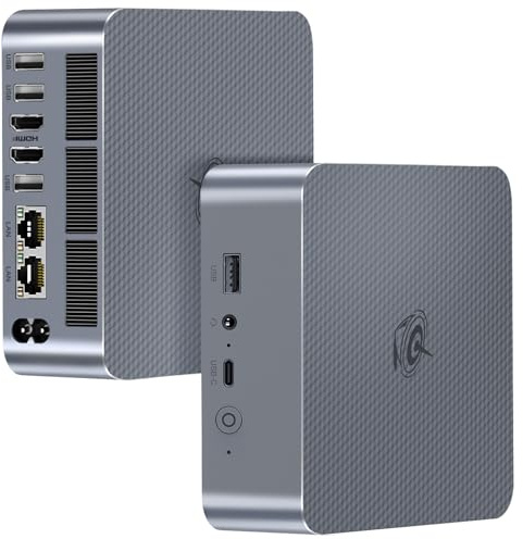 Beelink EQi12 Mini PC, Intel Core i5 1235U(10C/12T, Up to 4.4GHz), 16GB DDR4 3200MHz 500GB PCle4.0 SSD, Mini Computer Dual HDMI Display 4K 60Hz/Dual Gigabit LAN/WiFi6/BT5.4/Micro PC