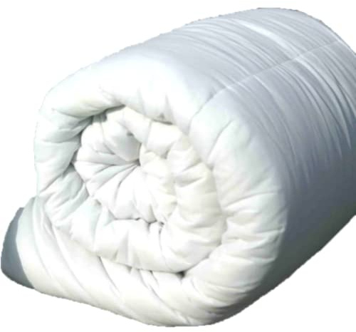 HomeSpace Direct Hollowfibre Duvet Quilt Comforter Polycotton Cover 13.5 tog Winter Duvet (King)