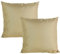 JACK 2er Set Outdoor Kissenhülle Kissenbezug 50x50cm Wasserfest Sitzkissen Lounge Kissen Garten Stuhl Lotus Effekt, Farbe:Taupe