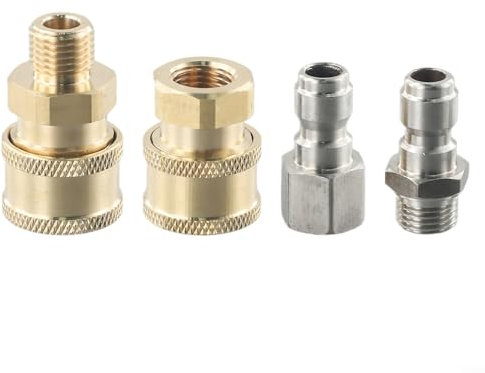 Connettore rapido dell'idropulitrice, adattatore del rilascio rapido dell'accoppiamento della rondella di pressione 14'' maschio raccordo portagomma maschio