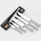 Ever Rich ® Stainless Steel Kitchen Knife Block Set, 5 - Pieces Knife Set, Ultra Sharp Knife Set (Silver Knife 5PCS) …