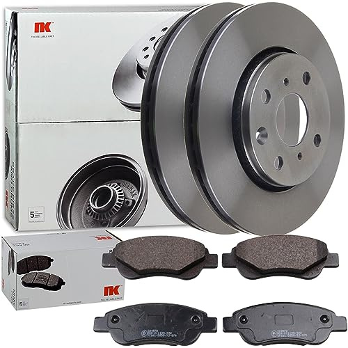 NK Bremsscheiben 247mm + Beläge vorne | passend für 107 108 + C1 Kompatibel mit 107 (pm_, PN_),108,Aygo (_B1_),Aygo (_B4_),Aygo Kasten/schrägheck (_B1_),C1 (pm_, P