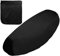 Universal Motorrad Sitzabdeckung, Bequeme Roller-Sitzbezüge, Sonnenschutz Motorrad Sitzbezug Schwarz, Wasserdichter Elastische Polyester-Sitzbezug für Motorräder und Elektrofahrzeug Schutz (3XL)