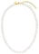 Purelei® White Pearl Kette (Gold) – Wasserfeste Halskette aus langlebigem Edelstahl – Necklace mit Seashell Pearls – Modeschmuck für deinen individuellen Look – Perlenkette Damen