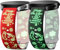 Charlam 2 Pack Floral Gravé Bracelet Compatible avec Samsung Watch 4/5/ 6, 20mm Silicone Sport Bracelets pour Galax Watch 4 5 6 40mm 44mm /Active 2/ Active/Watch 3 41mm pour femmes et filles