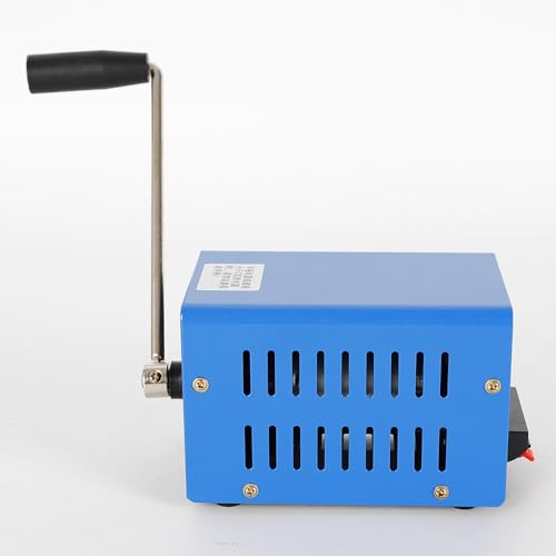 20 W Manueller Generator, Handkurbel, Handkurbelgenerator, USB-Generator, mobiler Notfallgenerator, tragbar, für Outdoor, Camping, Reisen, Stromerzeugung im Notfall