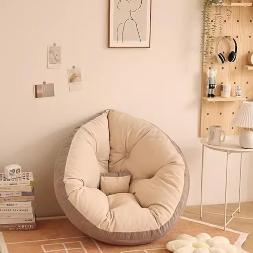 Miaogoo Soft Detachable Swing Chair Pad with Good Resilience, Breathable Comfortable Hanging Seat Cushion, Practical Washable Basket Chair Cushion (Grey,80 * 70 * 14cm)