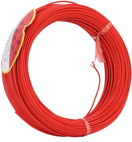 Inductive Loop Detector Coil 0.75mm² - Oxygen-Free Copper PTFE Insulated Traffic Loop Cable for Vehicle Traffic Detection, 50m 600V