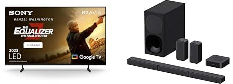 Sony BRAVIA, KD-75X80L, 75 Zoll Fernseher HT-S40R 5.1ch 600W Soundbar