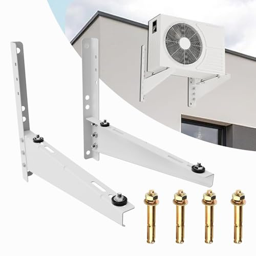 Duiliuu Mini Split Air Conditioner Wall Mounting Bracket, Heavy Duty AC Support Bracket,Holds up to 330lbs, for 12,000-24,000 BTU AC Units