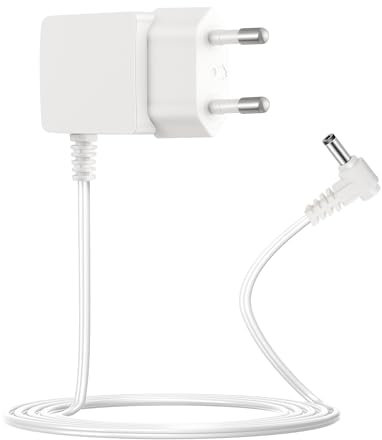5V 1A Baby Monitor Netzteil 2Meter, Ladekabel für HelloBaby HB50, HB66 Eltern und Baby Einheit Ersatzkabel Netzteil Ladegerät (Weiß, 2M)