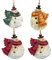 Weihnachtsbaum-Schmuck - Weihnachtsbaum Anhänger Vintage Eisen - Christbaum-Anhänger - Christbaumschmuck 4 Stück (1)