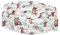 BESTonZON Blech Abdeckung Für Stilltisch Deckt Decke Ab Kronen-Stirnband Für Mädchen Babywiege Miniatur-geldbörse Für Puppenhaus Atmungsaktiv Aufblasbarer Flamingo Polyester Baumwolle