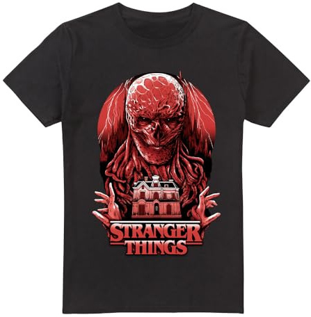 Stranger Things - Vecna Horror Unisex T Shirt, Black, Large
