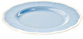 Guzzini - Plato postre de melamina Flora 'Table Decor' (Celeste Polvo)