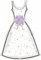 Anagram 1590501 - Party und Dekoration - Folienballon Super Shape - Hochzeitskleid, circa 91 x 61 cm