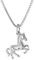trendor Kinder-Halskette mit Pferde-Anhänger Silber Kette 63690