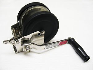 Secure Fix Direct 2000Lb / 900Kg Hand Winch With Protected Gear Cover Stainless Steel Trailer Tow