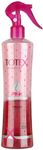 Totex 2-Phasen-Haarspülung | Spray Leave-in Conditioning | Für geschädigtes & coloriertes Haar | Formel Entwirrend Pflegend Feuchtigkeitsspendend Pink 400 ml