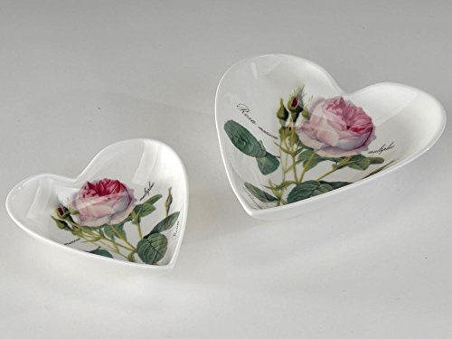 Herzschale - Redoute Roses, Durchmesser ca. 18 cm