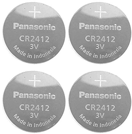 Panasonic Lot de 4 piles au lithium CR2412 3 V = 4 piles à usage unique