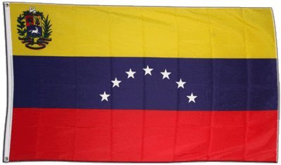 Digni Bandiera Venezuela 7 Stelle con Stemma 1930-2006 - 90 x 150 cm Sticker Gratis