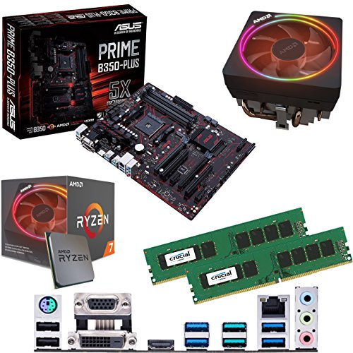 Ryzen 7 9800X3D 4.7GHz (Turbo 5.2GHz) Eight Core Sixteen Thread CPU, Prime A620M-K Motherboard, AG400 Cooler Pre-Built Bundle NO RAM
