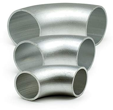 Heck & Sevdic GbR Aluminium Rohrbogen 90° Norm 3 Ø40x3mm AW 6060 - Alu Schweißbogen - Silber - 1 Stück