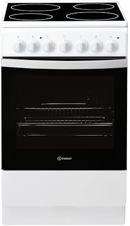 Indesit IS5V4PHW/E Cocina Eléctrica de Libre Instalación, 50 cm, Blanco