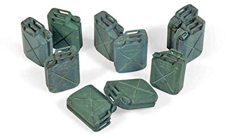 Vallejo SC206 1/35 Alliierte Benzinkanister, WWII, 12 Stück Modellbausatz, verschieden
