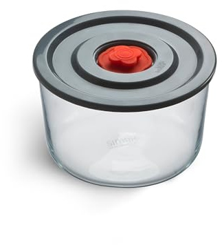 Simax 5110/L Tupper, rund, mit Deckel und Ventil, 2 l, Glas