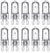 SILKIT G9 Halogen Light Bulbs 40W, No Flickering, Dimmable, 600lm, 2800K, G9 Capsule Bulb, Warm White, 10 Pack