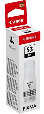 Canon GI-53 BK Bouteille d'encre, pour imprimante jet d'encre PIXMA MEGATANK, noire