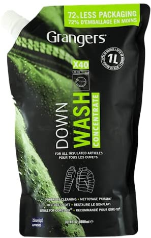 Grangers Daunenwäsche / Waschmittel für isolierte Daunenkleidung, Schlafsäcke und Bettwäsche (40 Waschgänge), 958 ml