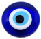 Kühlschrankmagnet mit türkischem Auge, blau, Glücksbringer, Dekoration oder Geschenk