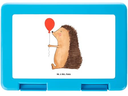 Mr. & Mrs. Panda Bento Box Igel Luftballon - Geschenk, Geburtstag, Lunchbox, Snackbox, Glückwunsch, Herzlichen, Essensbox, Ballon, Butterbrotdose, Bentobox, Lustige Sprüche, Happy Birthday